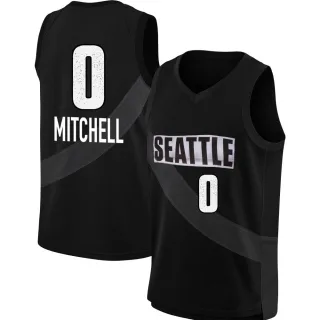 Men's Seattle Storm Tiffany Mitchell Rebel Edition Victory Black 2021 Jersey