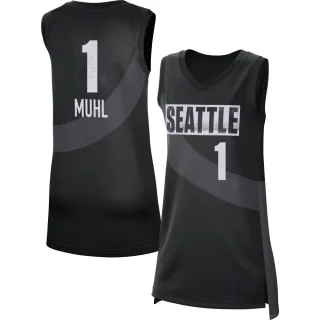 Women's Seattle Storm Nika Muhl Rebel Edition Victory Black 2021 Jersey