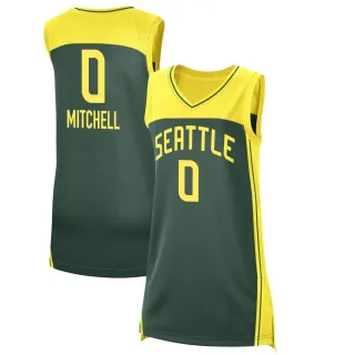 Women's Seattle Storm Tiffany Mitchell Explorer Edition Victory Green 2021 Jersey