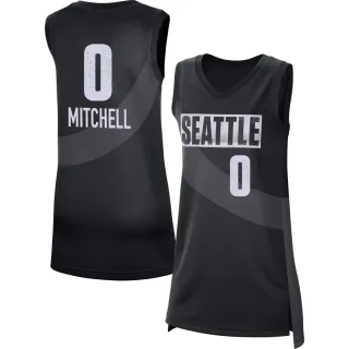 Women's Seattle Storm Tiffany Mitchell Rebel Edition Victory Black 2021 Jersey