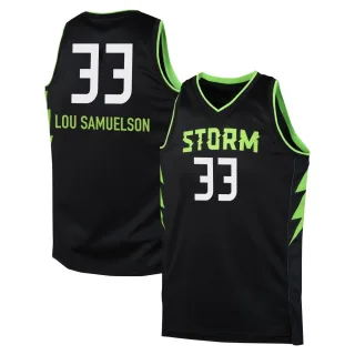 Youth Seattle Storm Katie Lou Samuelson Black 2024 Rebel Edition Jersey