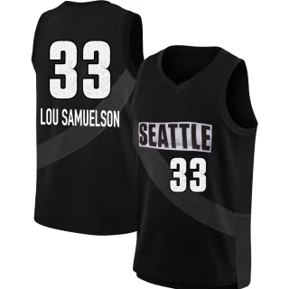 Youth Seattle Storm Katie Lou Samuelson Rebel Edition Victory Black 2021 Jersey