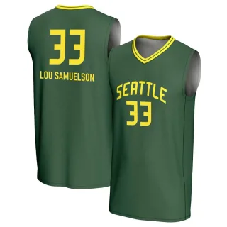 Youth Seattle Storm Katie Lou Samuelson Replica Green Lightweight Jersey